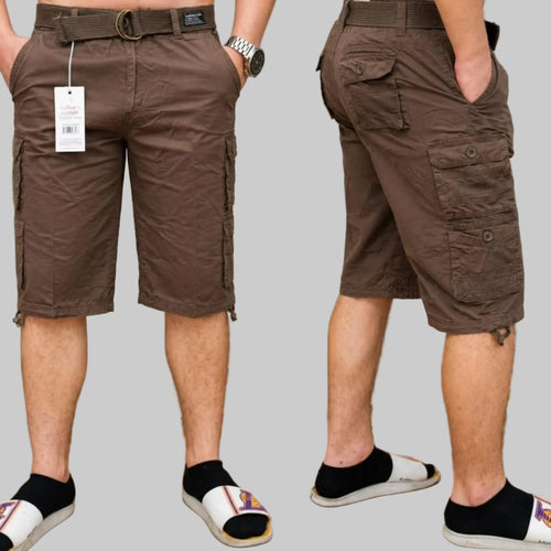 Bermuda Cargo con Cinturón – Hombre