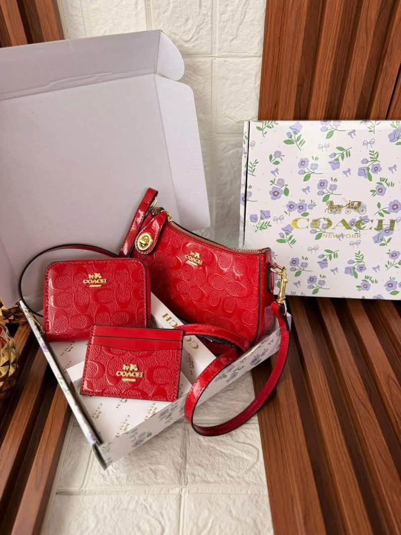 Set Coach Crossbody + Billetera