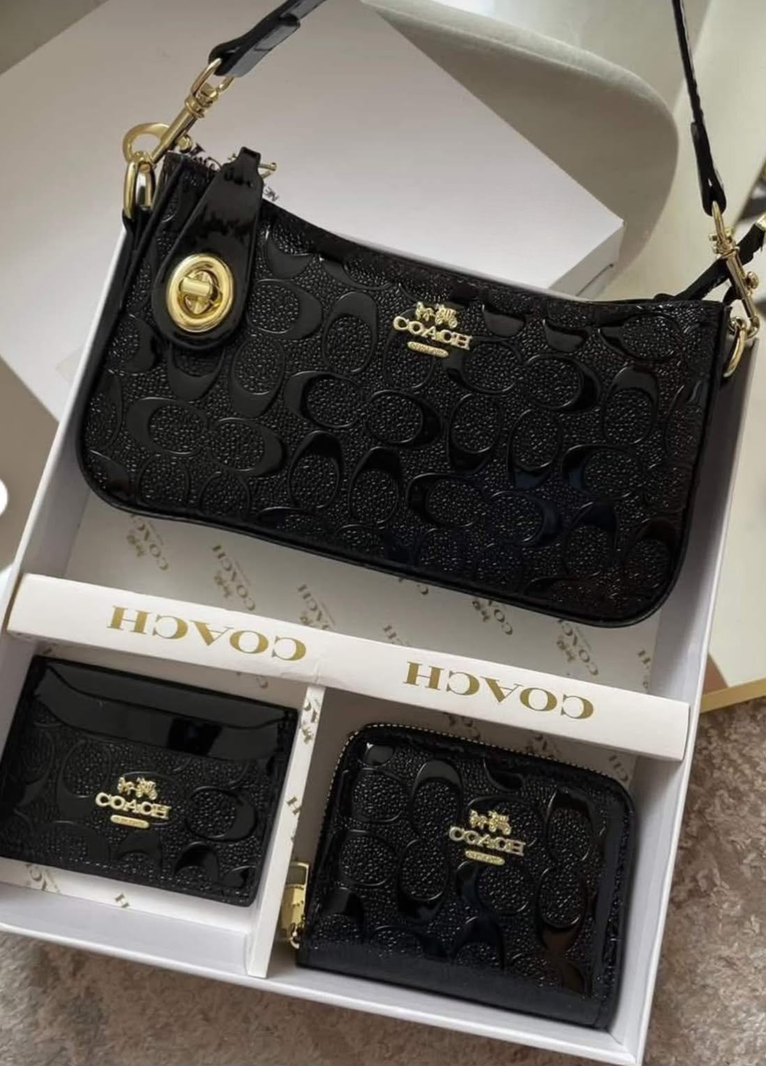 Set Coach Crossbody + Billetera